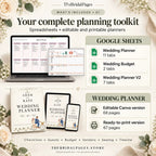 Plan Your Dream Wedding — All-in-One Wedding Planner Bundle | 400+ Pages