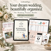 Plan Your Dream Wedding — All-in-One Wedding Planner Bundle | 400+ Pages