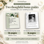 Plan Your Dream Wedding — All-in-One Wedding Planner Bundle | 400+ Pages