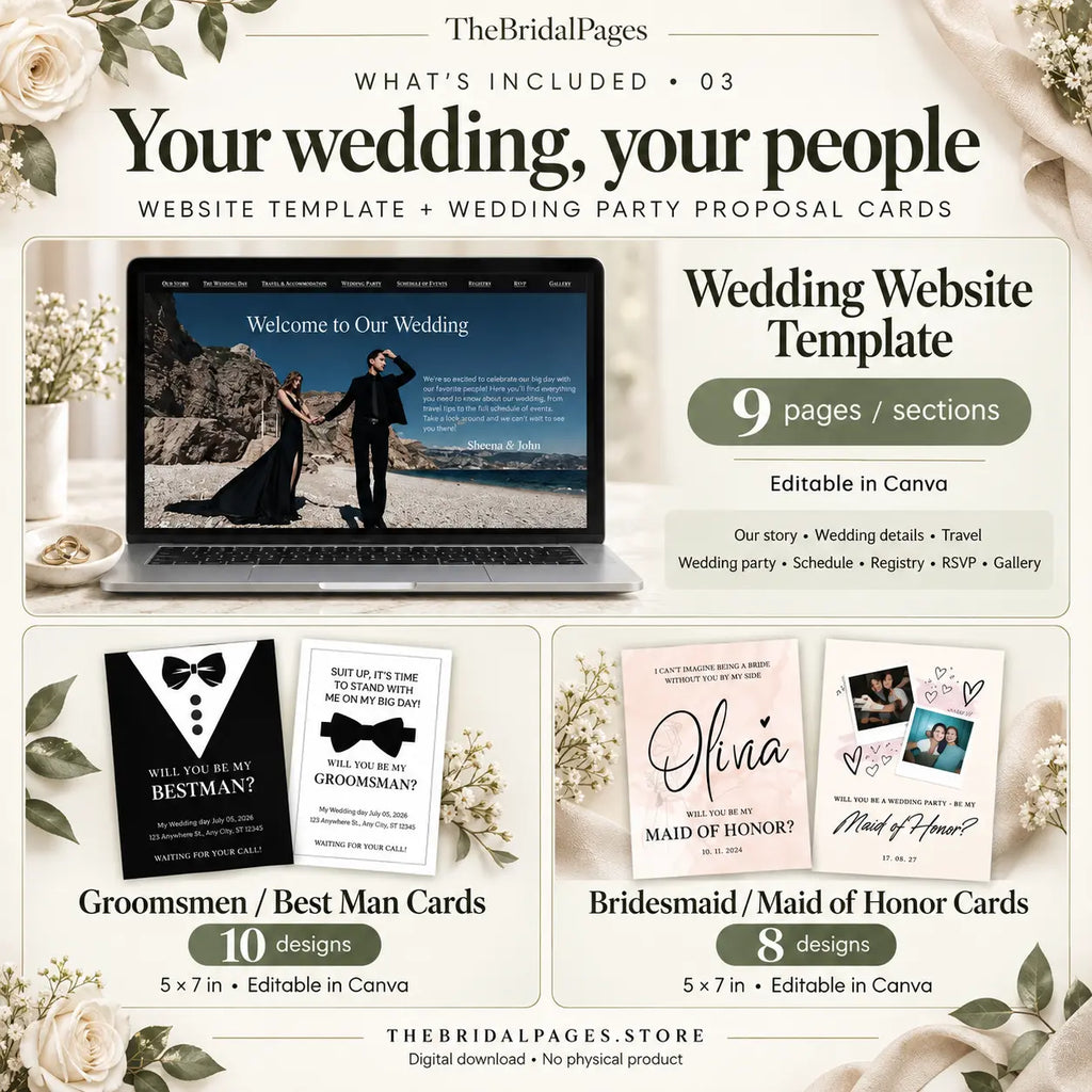 Plan Your Dream Wedding — All-in-One Wedding Planner Bundle | 400+ Pages